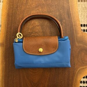 Longchamp Blue Le Pliage Handbag